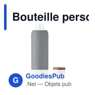 Bouteille personnalisable en acier inoxydable avec logo - GEISER 700 ml - Miniature 2