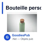 Bouteille personnalisable en acier inoxydable avec logo - GEISER 700 ml - Miniature 11