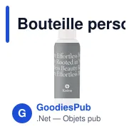 Bouteille personnalisable en acier inoxydable avec logo - GEISER 700 ml - Miniature 3