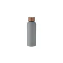 Variante gris - Bouteille personnalisable en acier inoxydable avec logo - GEISER 700 ml