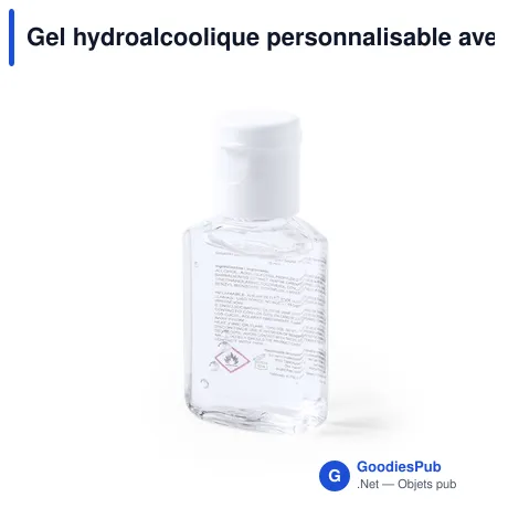 Gel hydroalcoolique personnalisable avec logo - Bradul