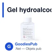 Gel hydroalcoolique personnalisable avec logo - Bradul - Miniature 3