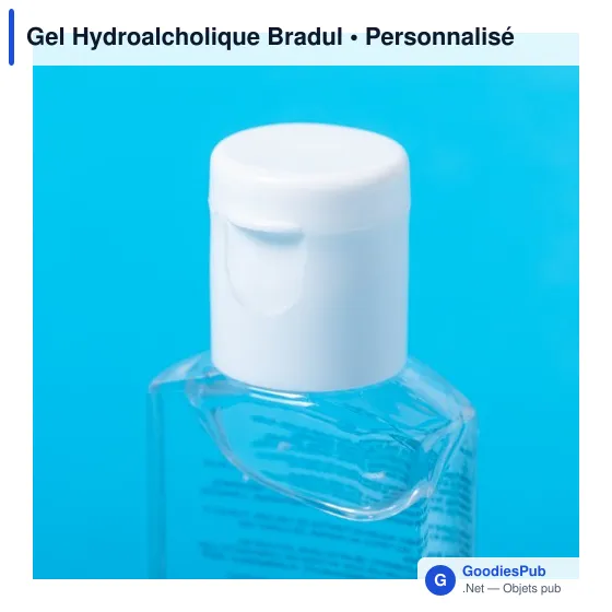Gel hydroalcoolique personnalisable avec logo - Bradul - Image 4