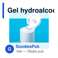 Gel hydroalcoolique personnalisable avec logo - Bradul - Miniature 5