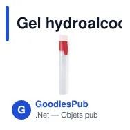 Gel hydroalcoolique personnalisable Bustan avec logo - Miniature 1
