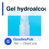 Gel hydroalcoolique personnalisable Bustan avec logo - Miniature 5