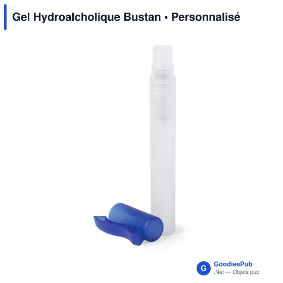 Gel hydroalcoolique personnalisable Bustan avec logo - Image 7