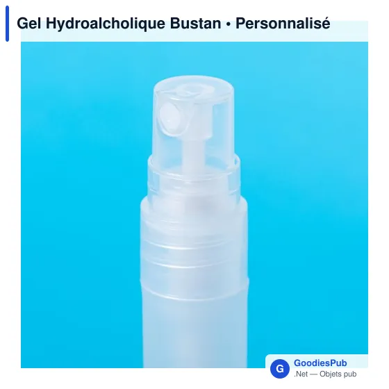 Gel hydroalcoolique personnalisable Bustan avec logo - Image 10