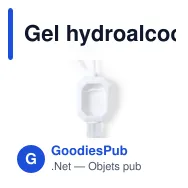 Gel hydroalcoolique personnalisable Flaix avec logo - Miniature 2