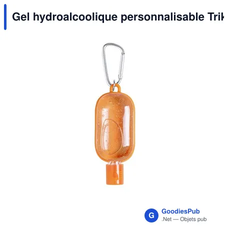 Gel hydroalcoolique personnalisable Trikel avec logo
