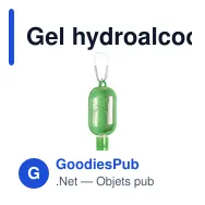 Gel hydroalcoolique personnalisable Trikel avec logo - Miniature 6