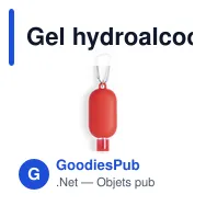 Gel hydroalcoolique personnalisable Trikel avec logo - Miniature 9