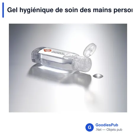 Gel hygiénique de soin des mains personnalisable avec logo - 50 ml