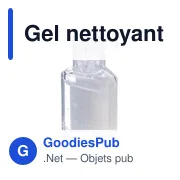 Gel antibactérien personnalisable Saniclean avec logo - Miniature 4