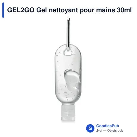 GEL2GO Gel nettoyant pour mains 30ml