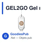 GEL2GO Gel nettoyant pour mains 30ml - Miniature 3