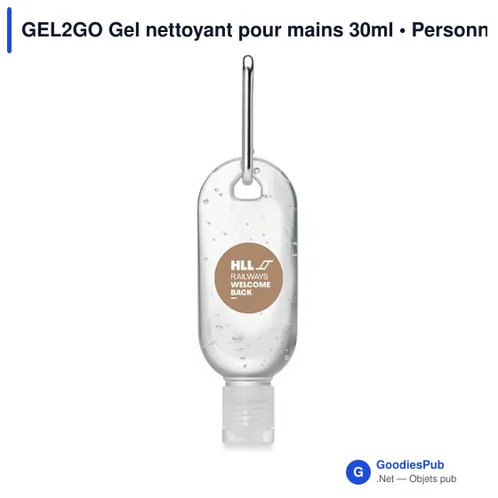 GEL2GO Gel nettoyant pour mains 30ml - Image 3