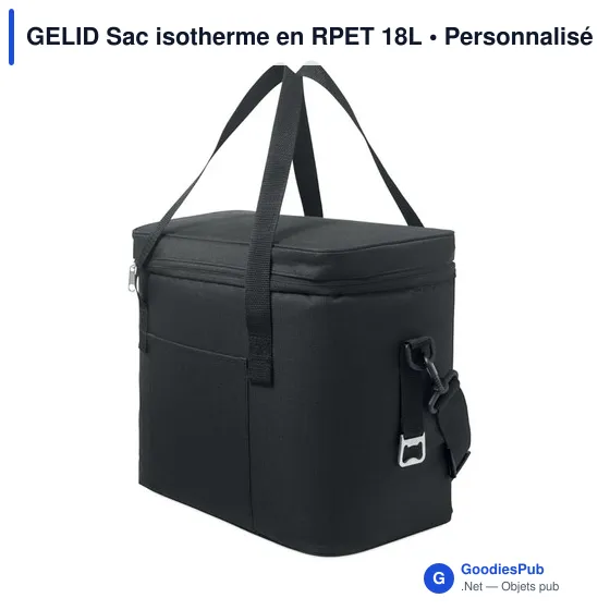 Sac isotherme personnalisable GELID 18L avec logo - Image 1