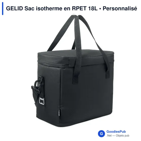 Sac isotherme personnalisable GELID 18L avec logo - Image 2