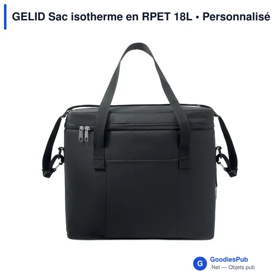 Sac isotherme personnalisable GELID 18L avec logo - Image 3