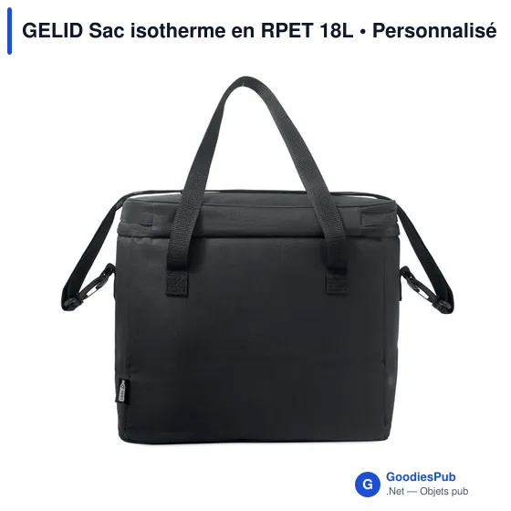 Sac isotherme personnalisable GELID 18L avec logo - Image 4