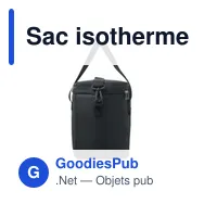 Sac isotherme personnalisable GELID 18L avec logo - Miniature 5