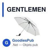 GENTLEMEN Parapluie tempête automatique - Miniature 1