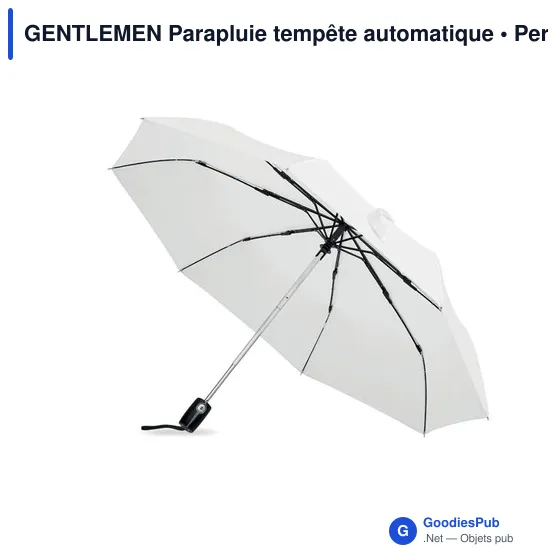 GENTLEMEN Parapluie tempête automatique - Image 1