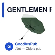 GENTLEMEN Parapluie tempête automatique - Miniature 9