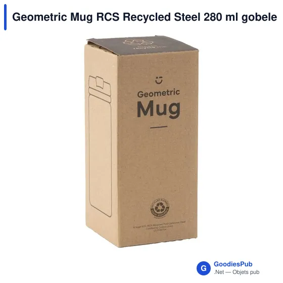 Mug isotherme personnalisable en acier inoxydable recyclé avec logo - Image 12