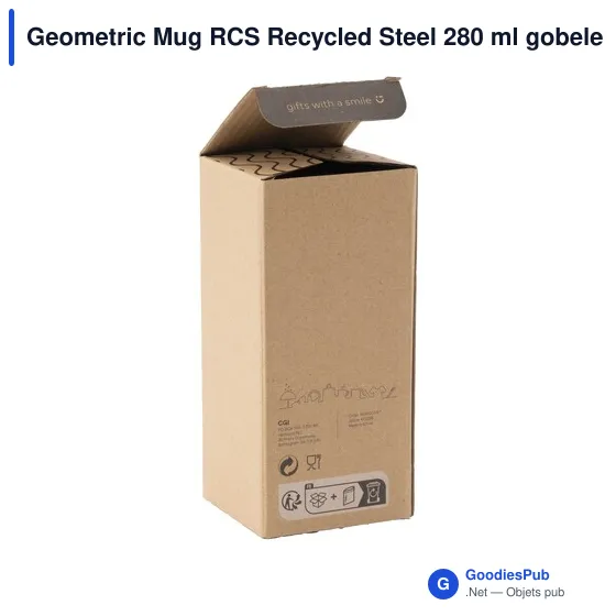 Mug isotherme personnalisable en acier inoxydable recyclé avec logo - Image 6
