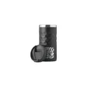 Variante noir - Mug isotherme personnalisable en acier inoxydable recyclé avec logo