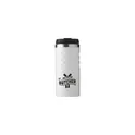 Variante blanc - Mug isotherme personnalisable en acier inoxydable recyclé avec logo