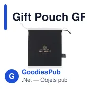Sac cadeau personnalisable en coton recyclé avec logo - Gift Pouch GRS - Miniature 6