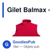 Gilet Balmax - Miniature 6