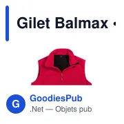 Gilet Balmax - Miniature 7