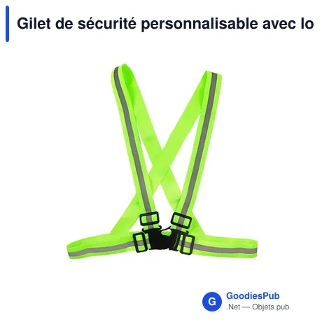 Gilet de sécurité personnalisable avec logo - Maryann