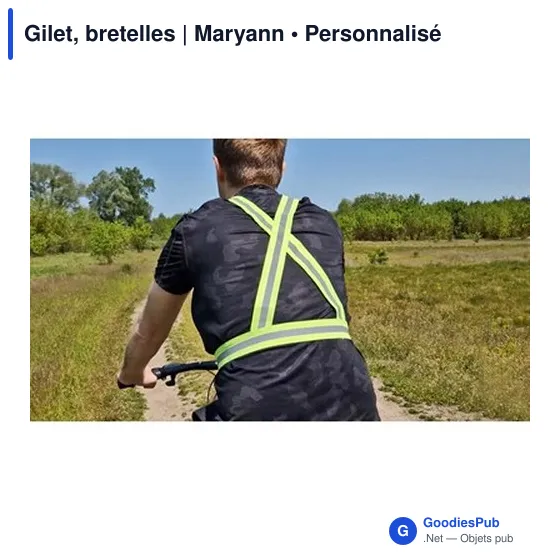 Gilet de sécurité personnalisable avec logo - Maryann - Image 2