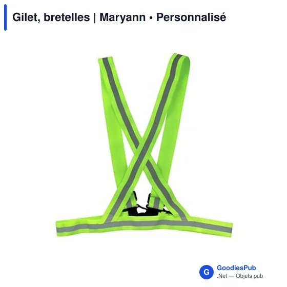 Gilet de sécurité personnalisable avec logo - Maryann - Image 3