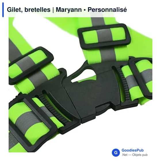 Gilet de sécurité personnalisable avec logo - Maryann - Image 4