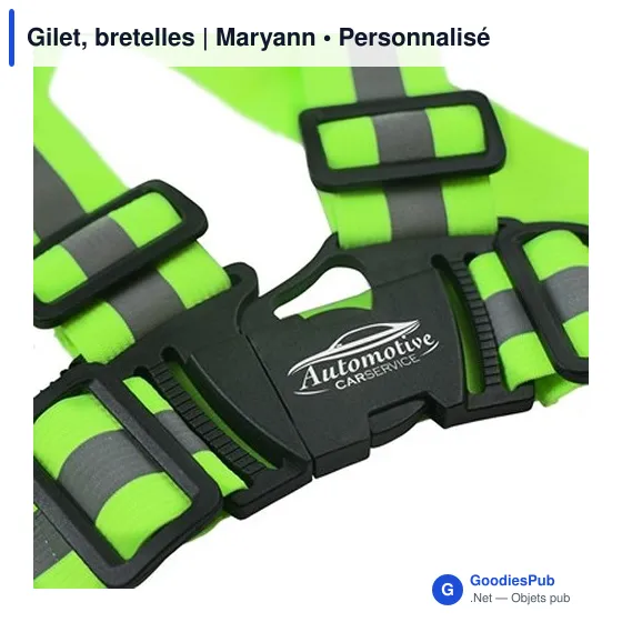 Gilet de sécurité personnalisable avec logo - Maryann - Image 5
