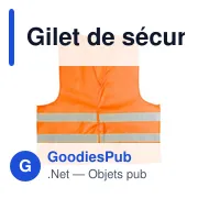Gilet de sécurité pour adulte Arturo - Miniature 1