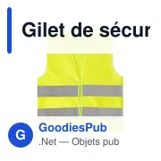 Gilet de sécurité personnalisable pour enfant avec logo - Clara - Miniature 7