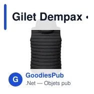 Gilet Dempax - Miniature 7