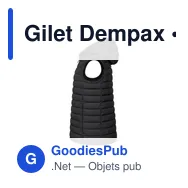 Gilet Dempax - Miniature 8