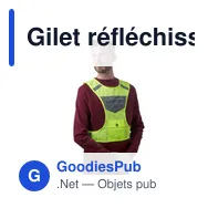 Gilet réfléchissant personnalisable avec logo - Minna - Miniature 8