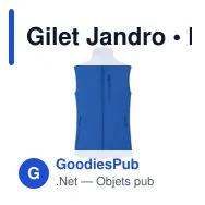 Gilet Jandro - Miniature 1