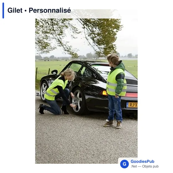 Gilet personnalisable en polyester avec logo - Sécurité et visibilité - Image 8