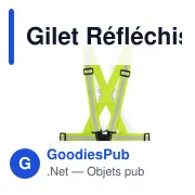 Gilet Réfléchissant Elisian - Miniature 1