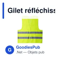 Gilet réfléchissant personnalisable Kross avec logo - Miniature 1